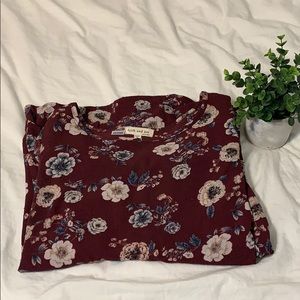 Floral long sleeve top